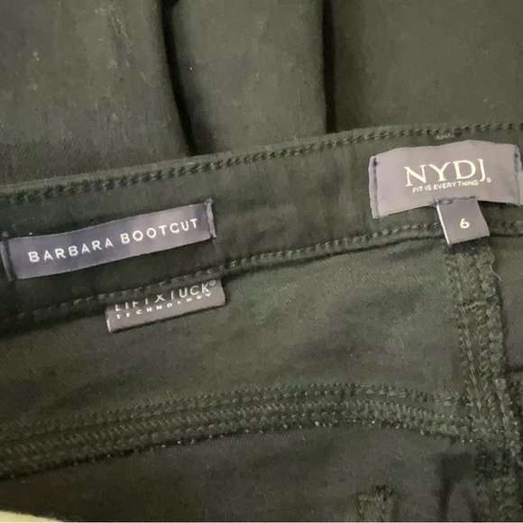 NYDJ Barbra Bootcut Lift x Tuck Jeans. Women’s Size 6. Black. (NWT). - Picture 7 of 7